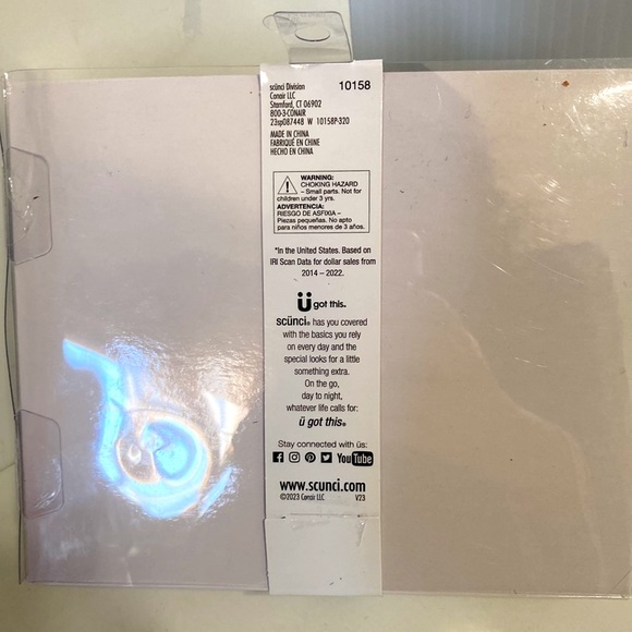 Scunci Claw Hair Clips NEW assorted shapes, sizes, and colors Set of 6 - Picture 6 of 7